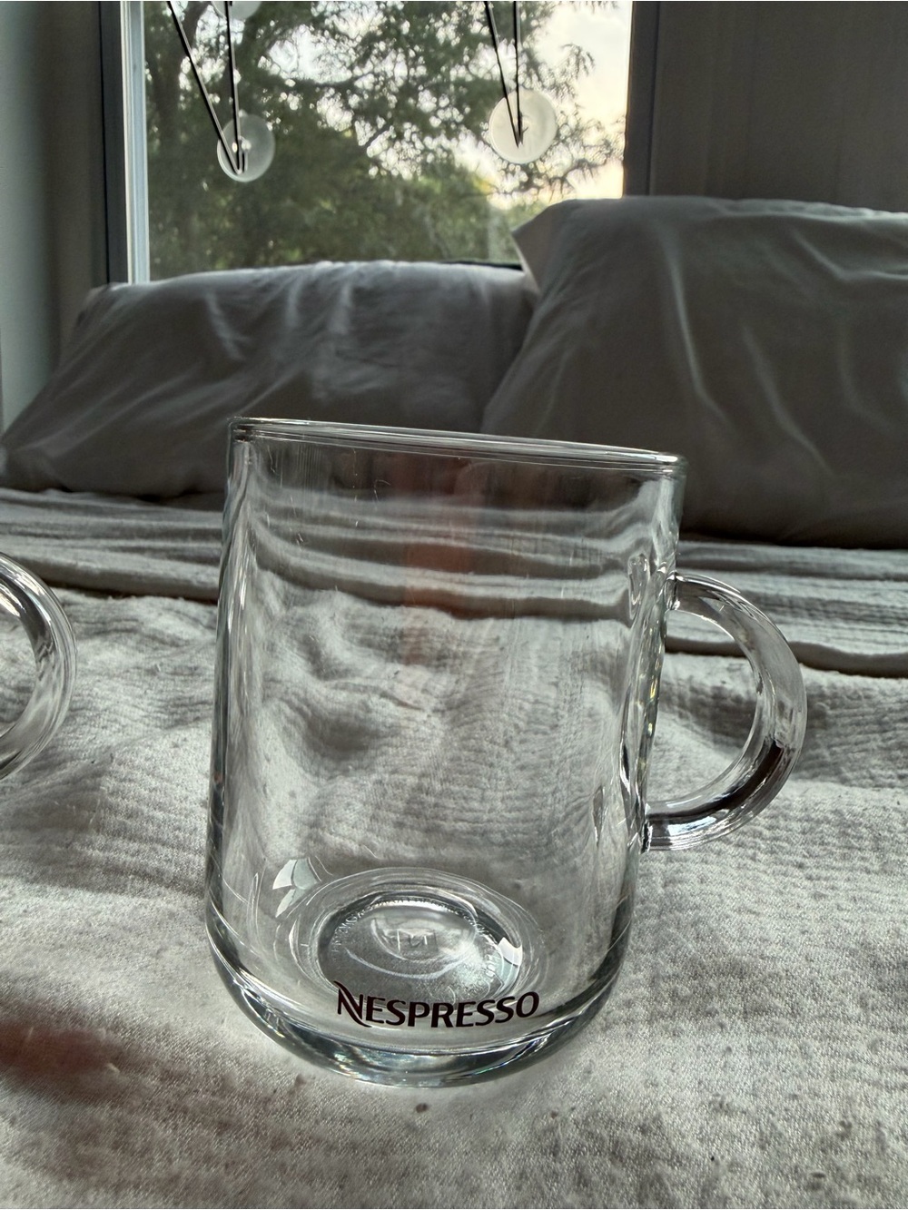 Nespresso Transparent Glass Mug - pair of 2